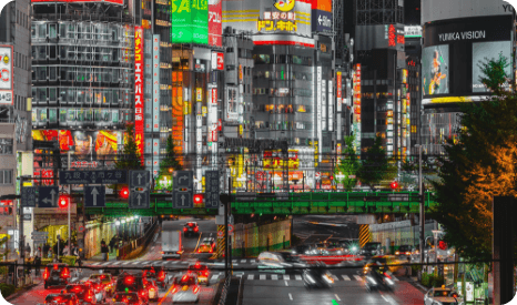 東京都心部のイメージ