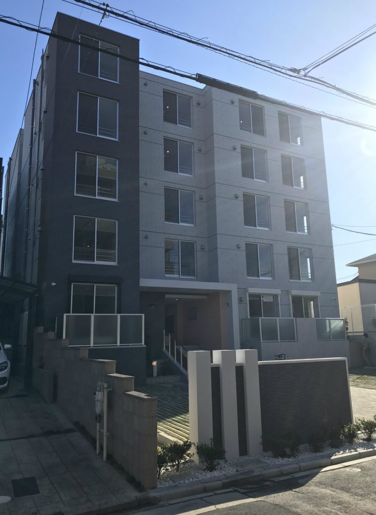 名古屋投資用マンション竣工間近・・・・・