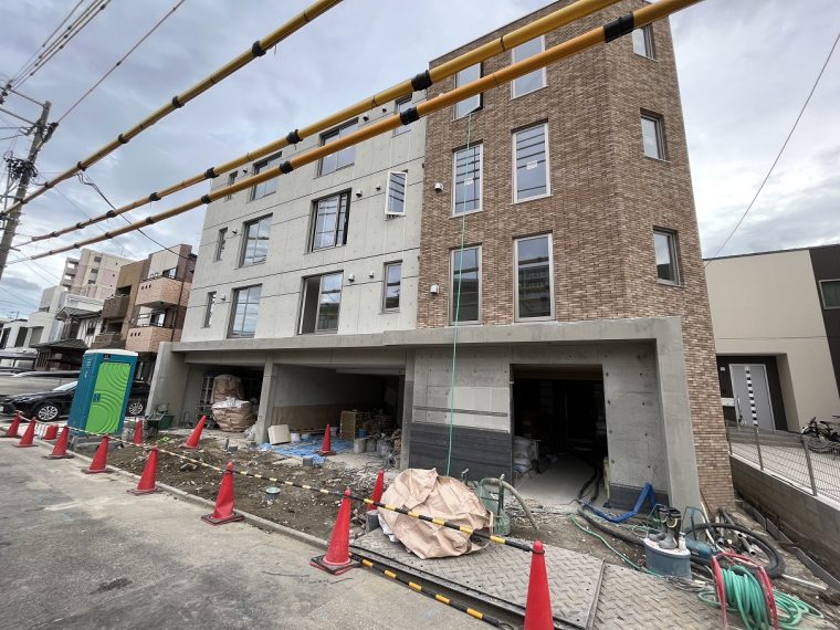 投資用RC物件施工状況